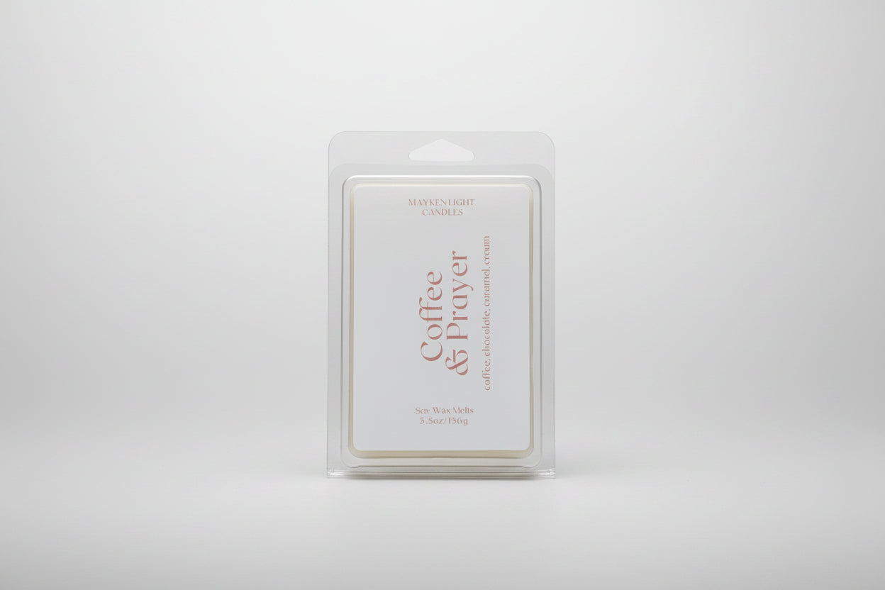Picture of Coffee & Prayer wax melt 5.5 oz 